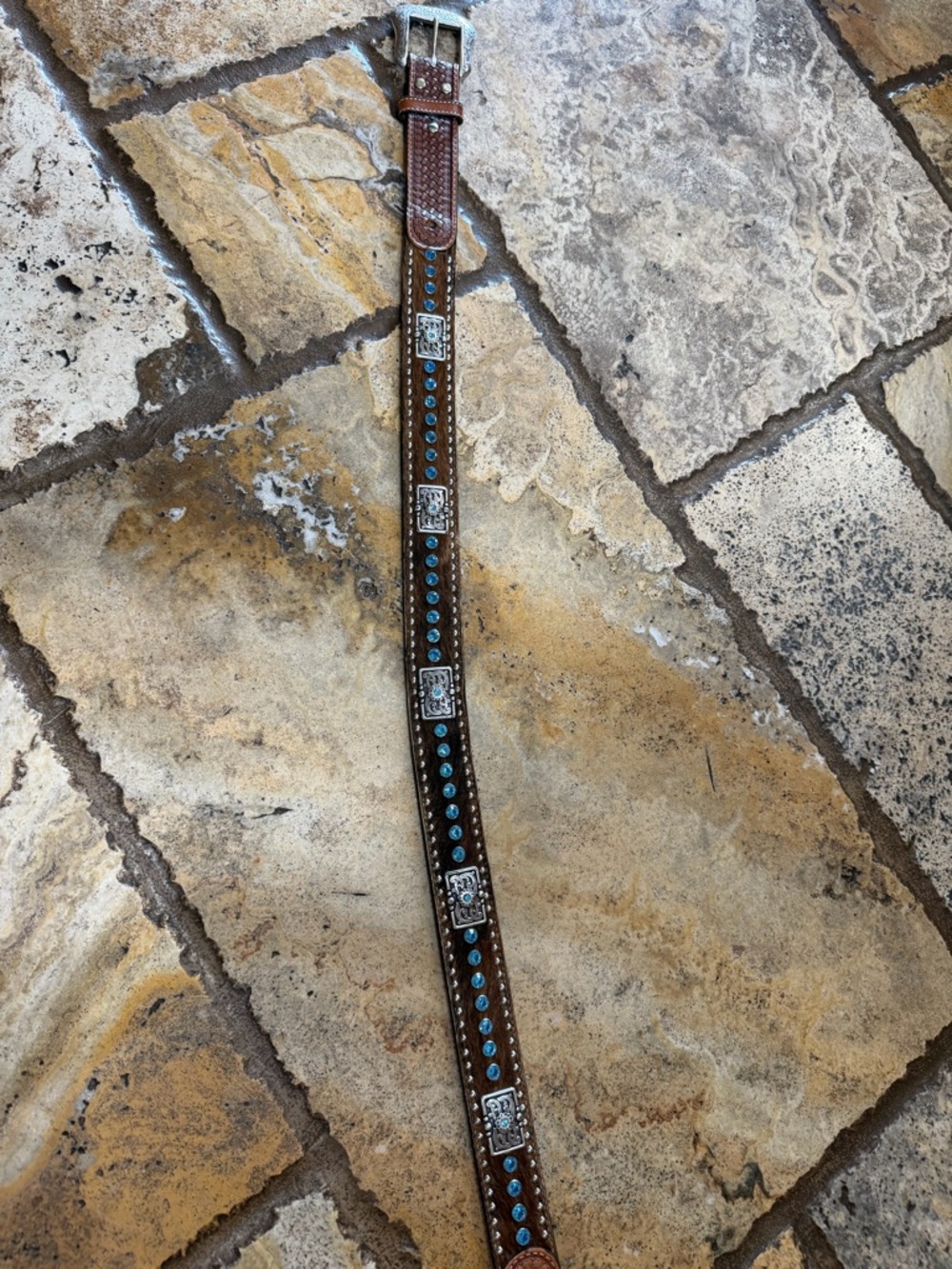 Men’s Nocona Leather Western Belt - 38